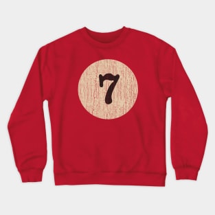 7 number Crewneck Sweatshirt